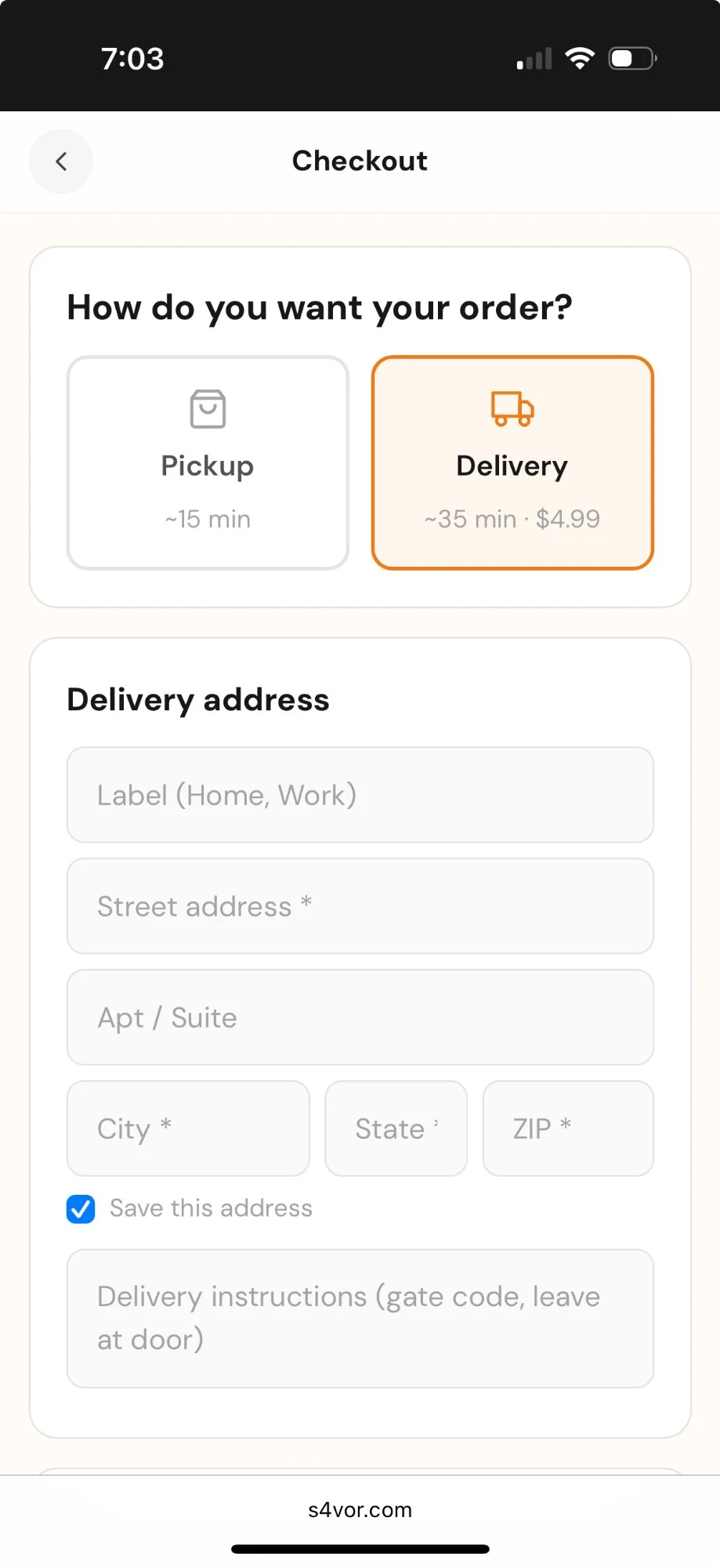 Driver delivery queue